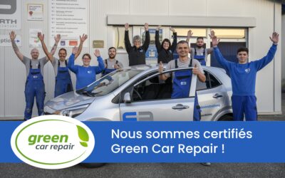 ✅ Notre carrosserie certifiée Green Car Repair